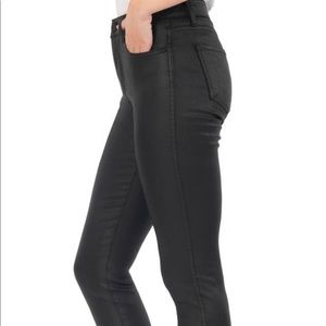 KUT from the Kloth: Donna Coated High Waist
Ankle Skinny Jeans (Size 2)